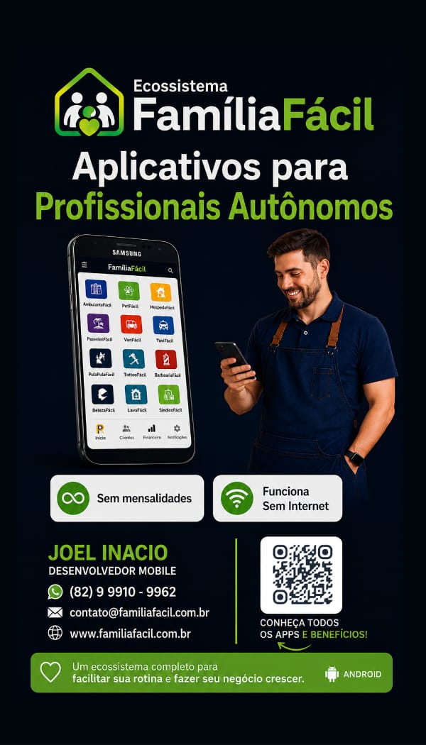 Cartão de visita apresentando todas as informações necessárias relativas ao impacto que causarão na vida profissional do autônomo.