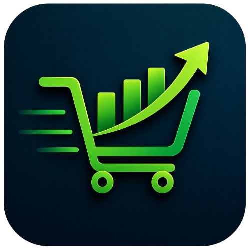 Logo representando as finanças e vendas de um assistente comercial